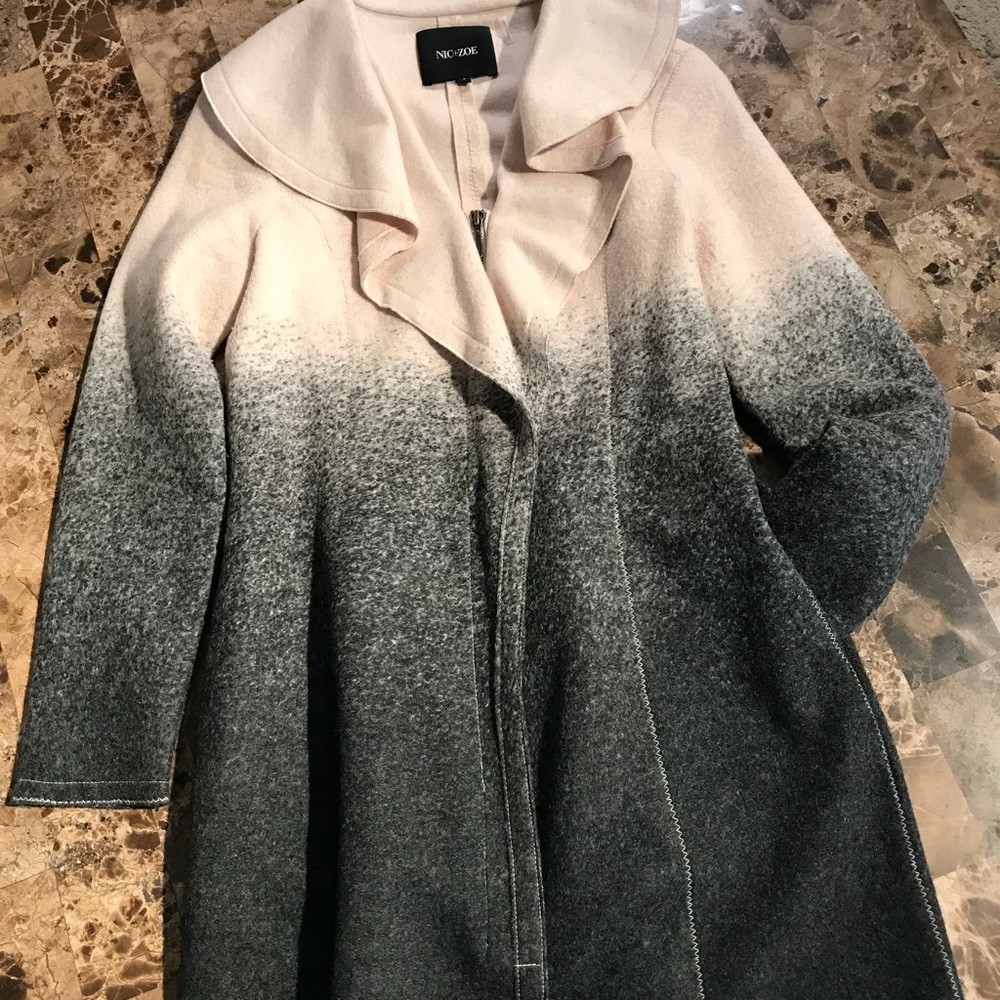 Felt wool dress coat